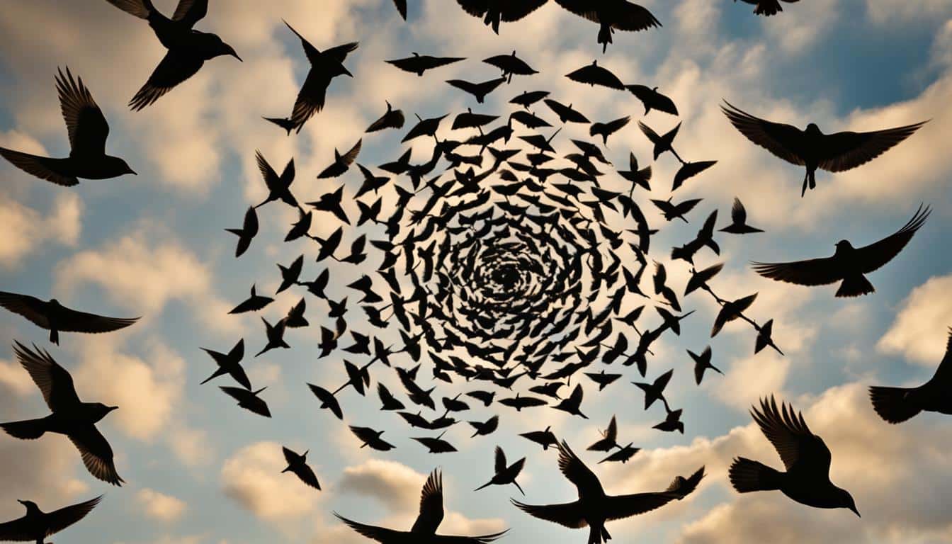 warum fliegen vögel im kreis