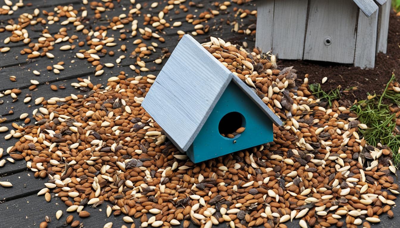 warum werfen vögel futter aus futterhaus