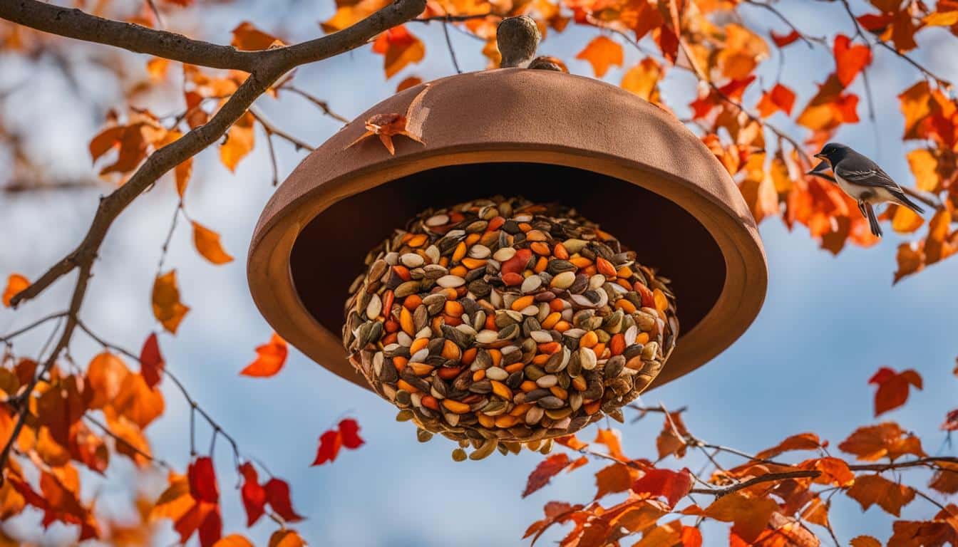 welche vögel fressen kürbiskerne