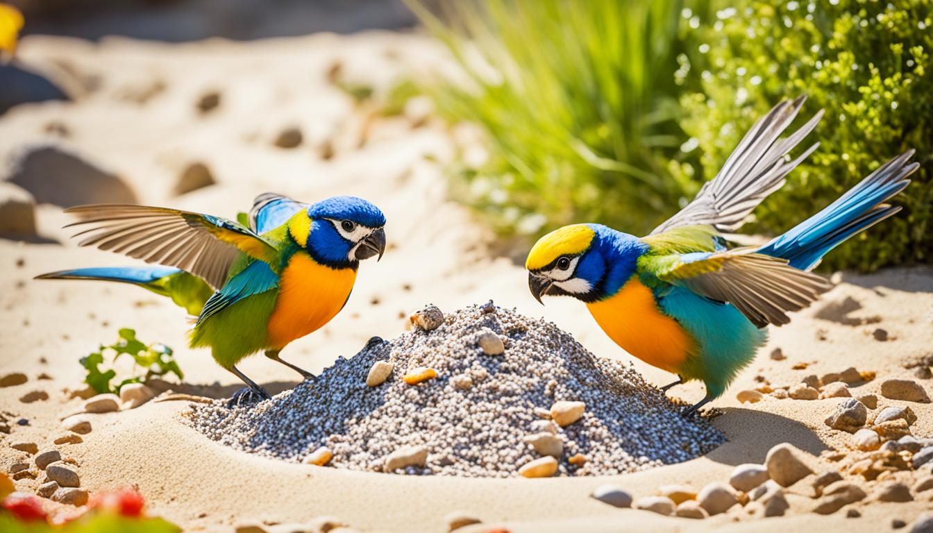 Warum Baden Vögel Im Sand?