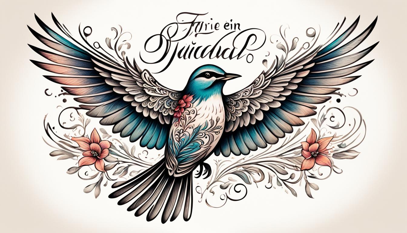 Tattoo Frei Wie Ein Vogel