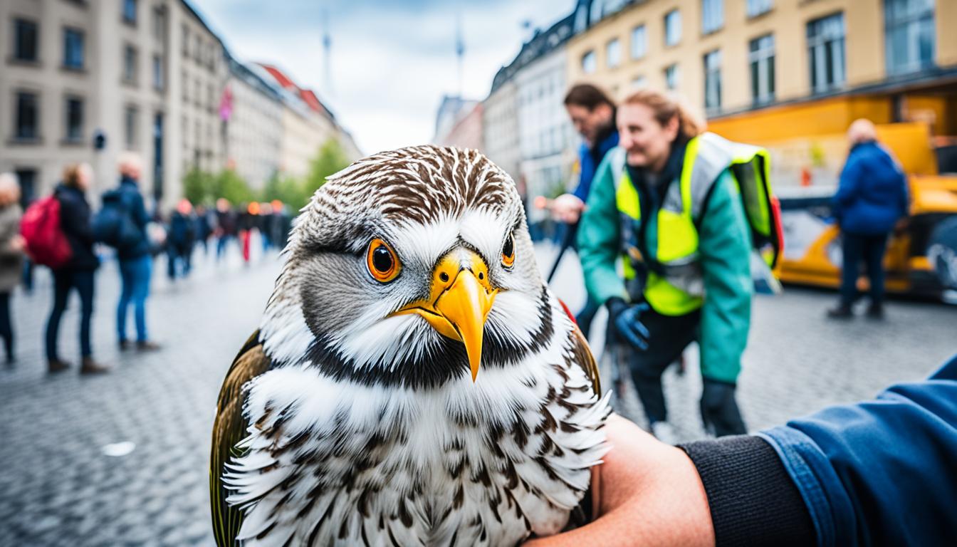 berlin vogel verletzt