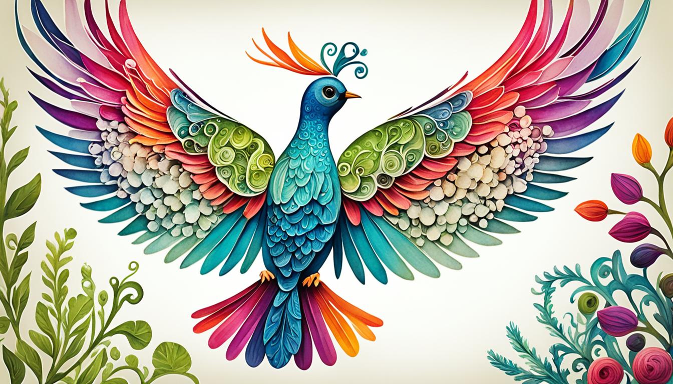 blume die aussieht wie ein vogel