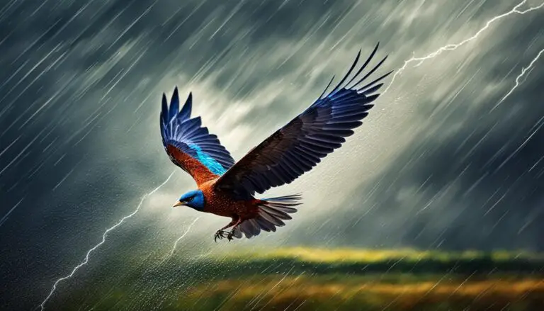 der vogel schwebt wie sturm im sommerwind