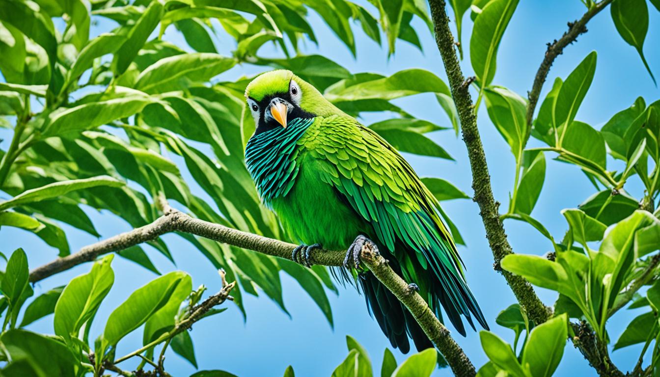 ein komischer vogel traut sich was