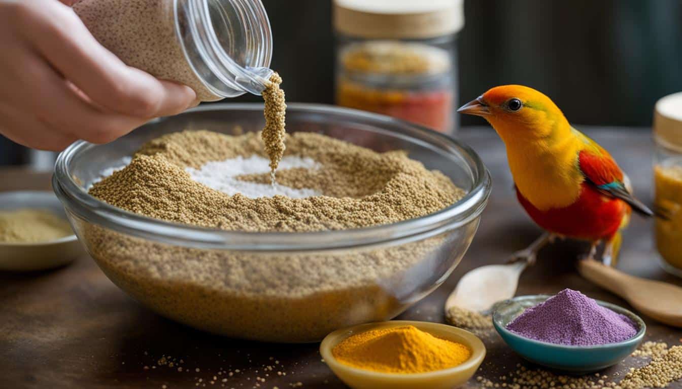 futterbrei für jungvogel herstellen