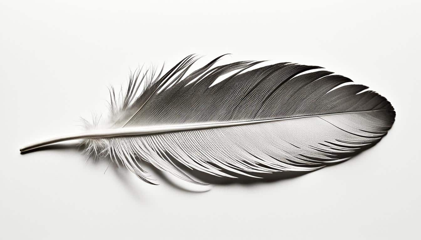 graue feder bedeutung