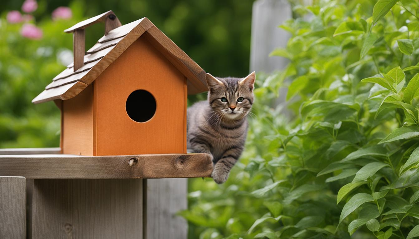 Vogelhaus Vor Katzen Schützen