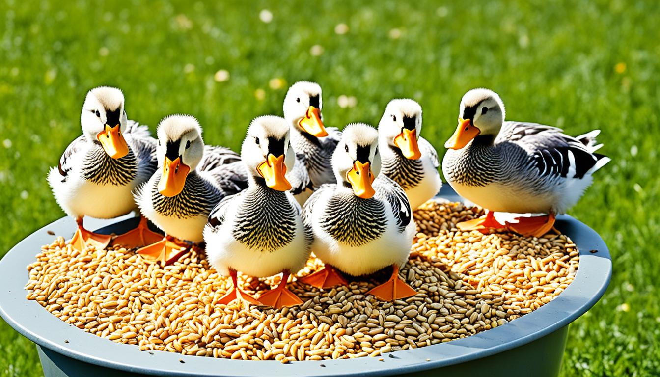 laufentenkuken futterung