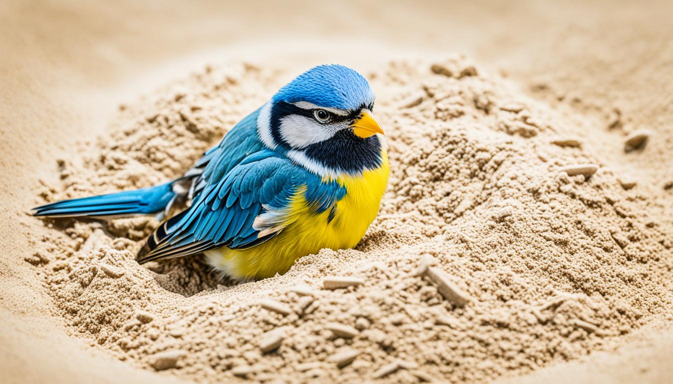 Warum Baden Vögel Im Sand?