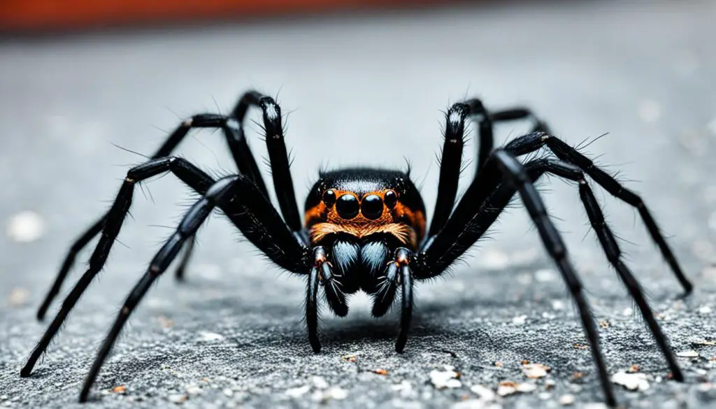 Die Schwarze Große Spinne In Deutschland