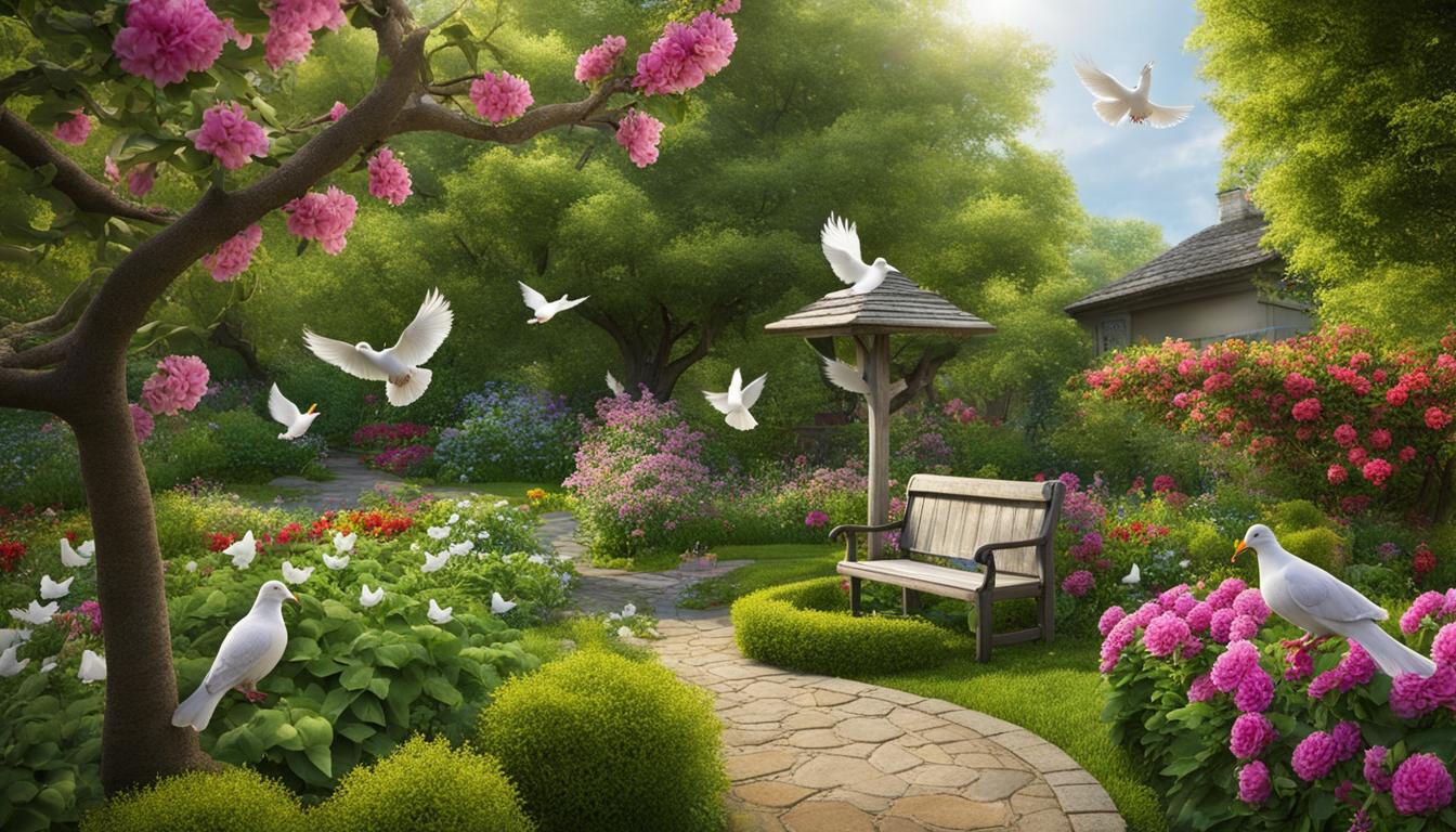 tauben im garten gut oder schlecht