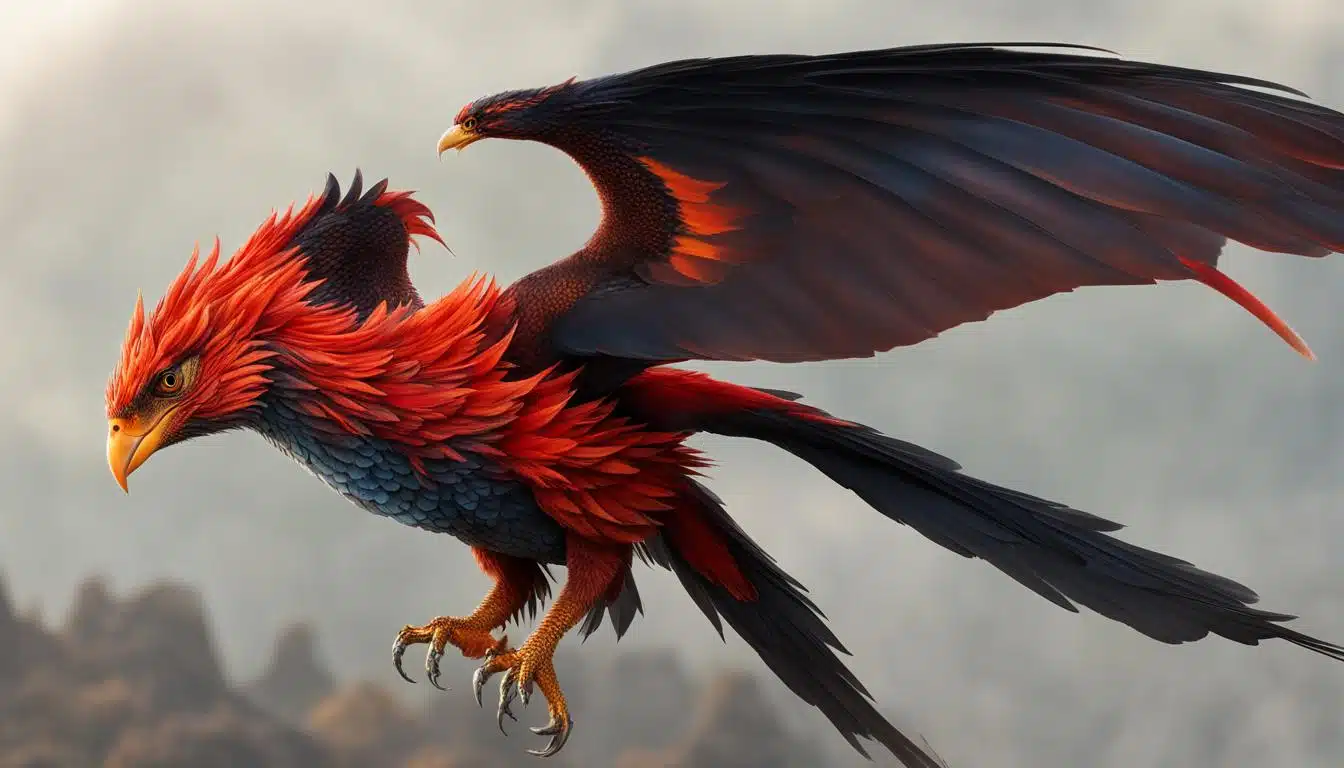 vogel der aussieht wie ein drache