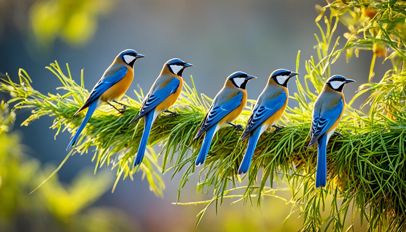 vogel leinsamen fressen