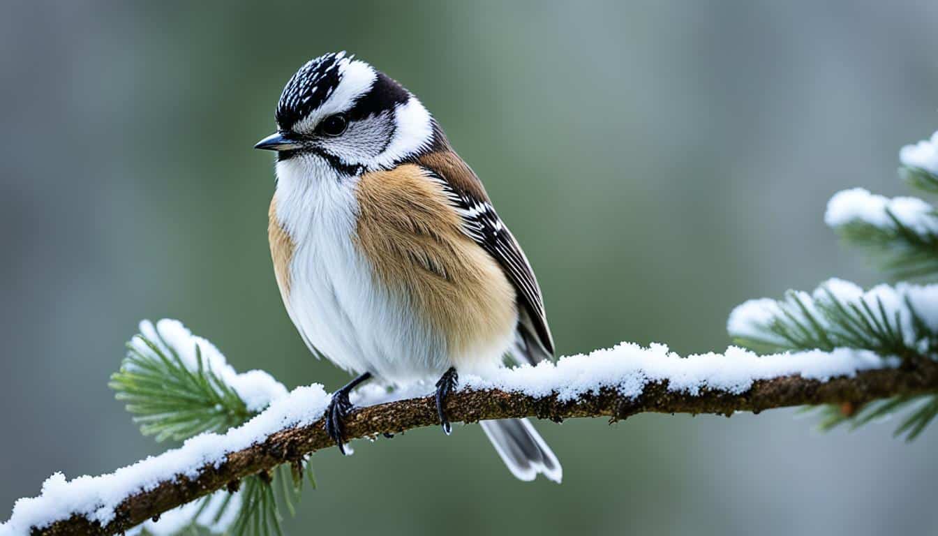 vogel mit weißem bauch