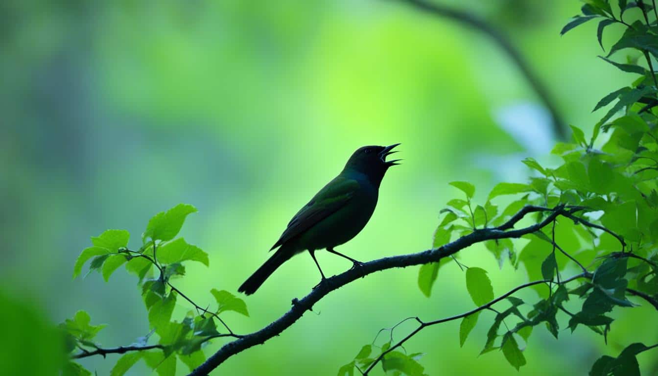 vogel singt wie nachtigall