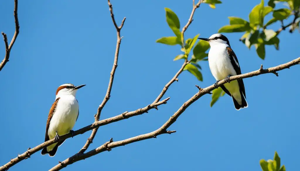 Vogel Mit Weißem Bauch