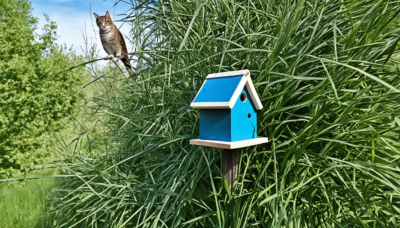 Vogelhaus Vor Katzen Schützen
