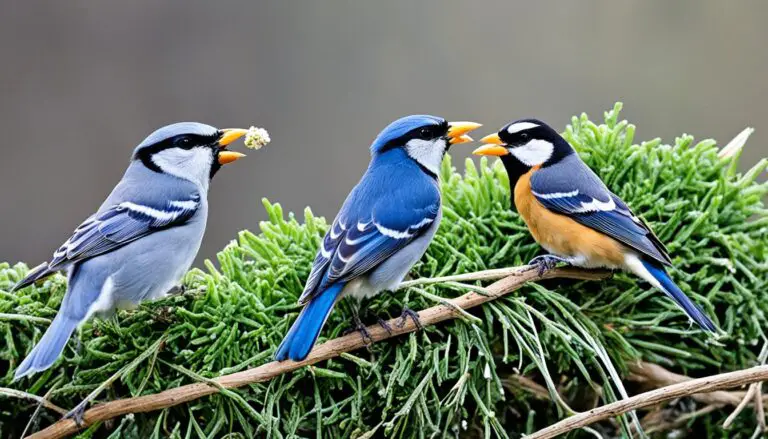 wann essen vögel