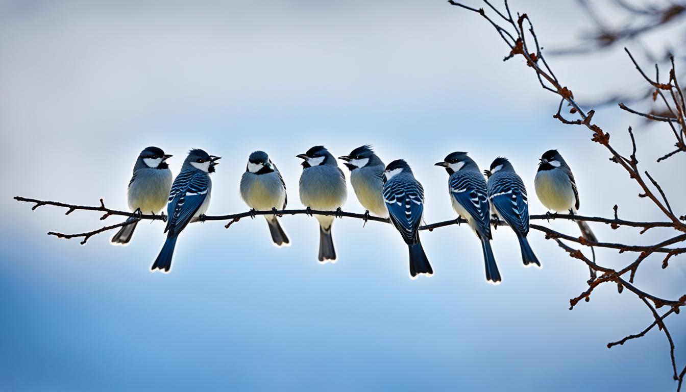 wann plustern sich vögel auf