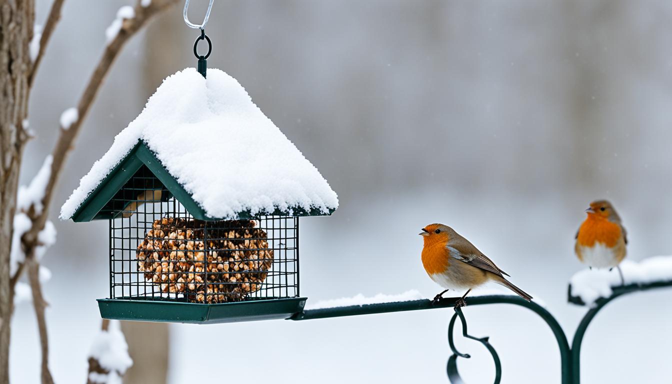 was fressen rotkehlchen im winter