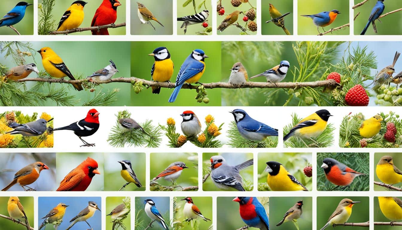 was fressen vögel arbeitsblatt