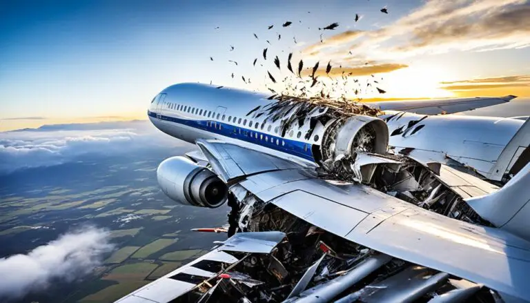 was passiert wenn ein vogel in eine flugzeugturbine fliegt