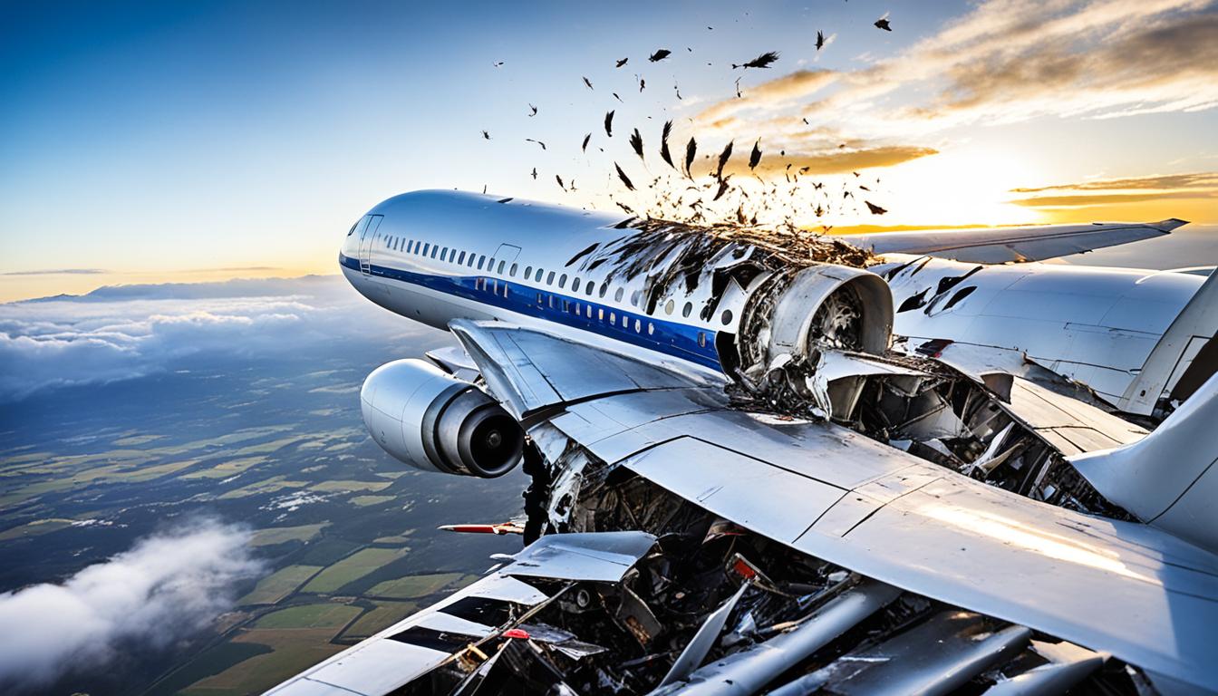 was passiert wenn ein vogel in eine flugzeugturbine fliegt