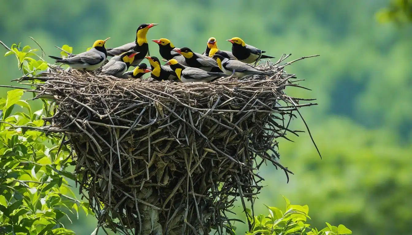 welche vögel brüten in kolonien
