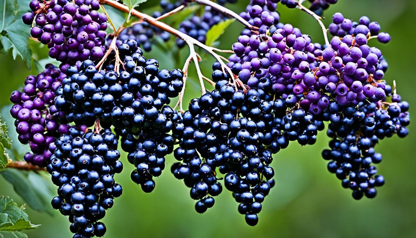 welche vögel fressen holunderbeeren