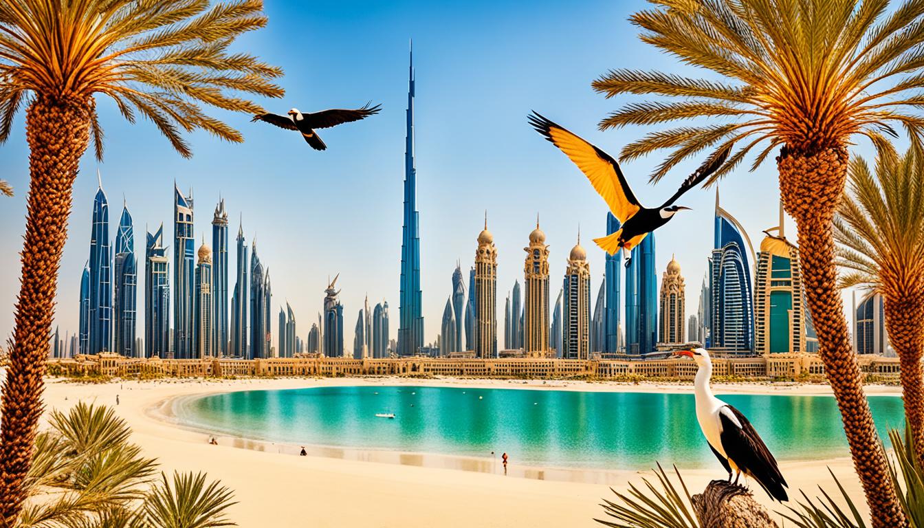 welche vögel leben in dubai