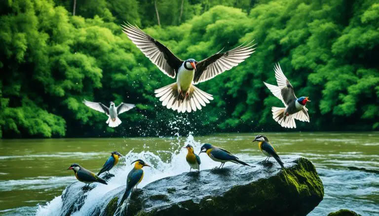 welche vogel essen fische