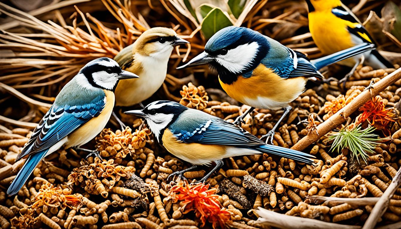 welche vogel fressen getrocknete mehlwurmer