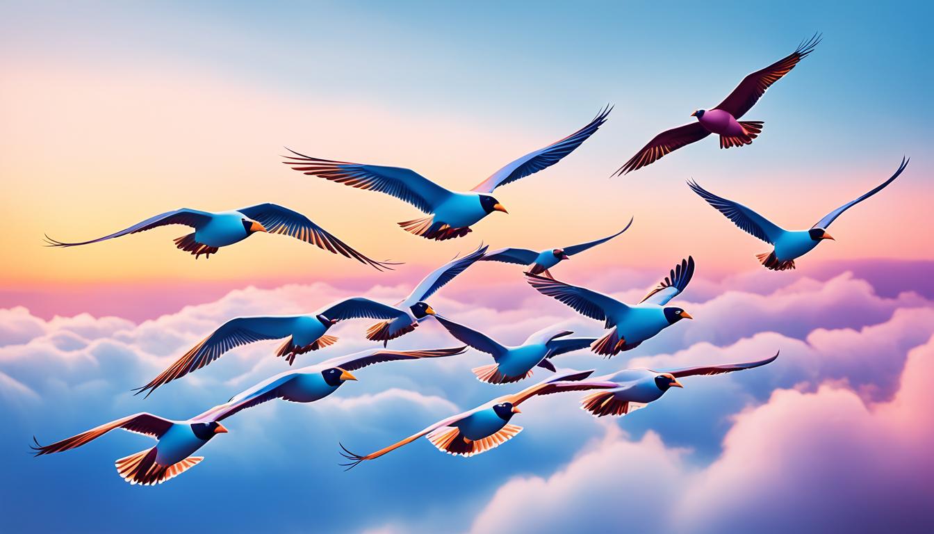 wie nennt man eine gruppe vögel