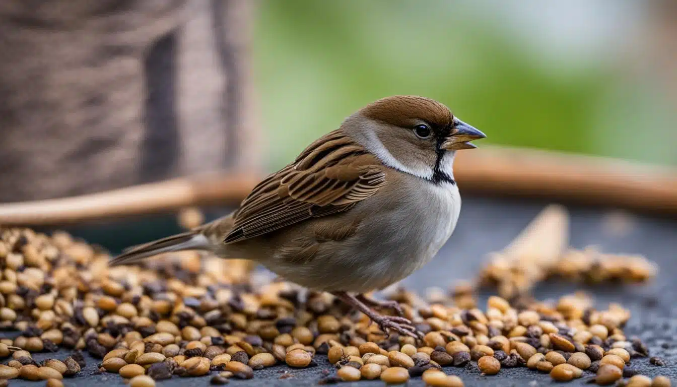 wieviel frisst ein spatz am tag