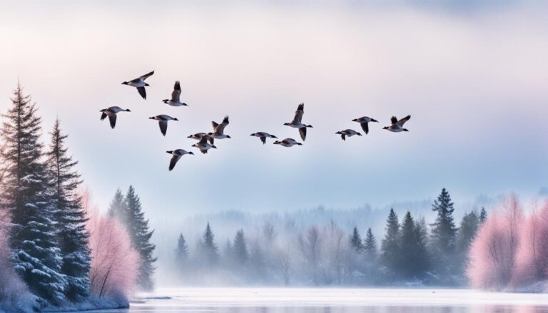 wo fliegen ganse im winter hin